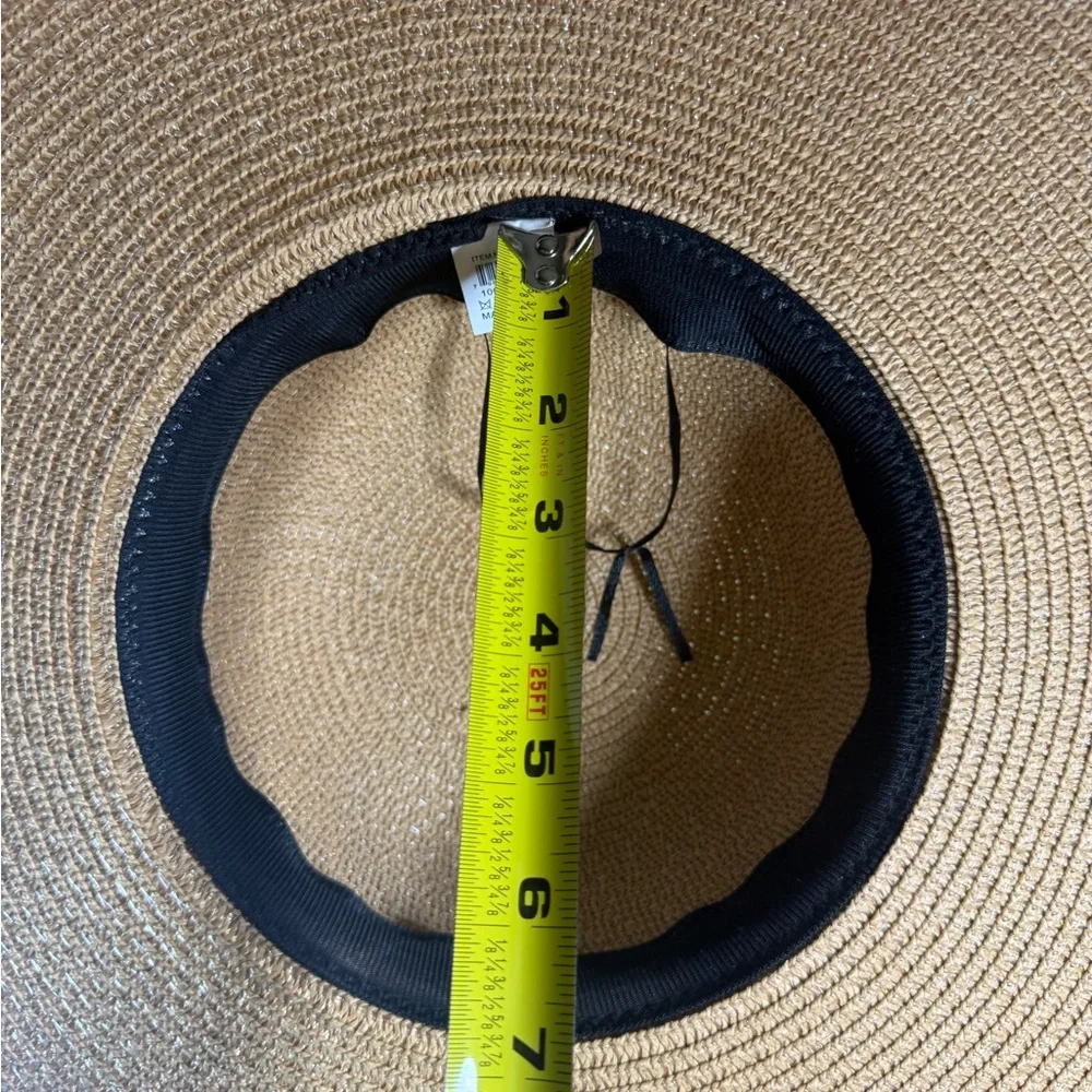 Elegant Tan Wide-Brimmed Hat - Picture 5 of 6